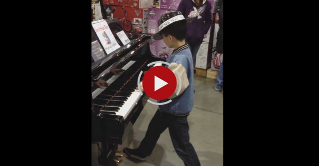 Lost Child In Costco Turns Out To Be Musical Whiz! 