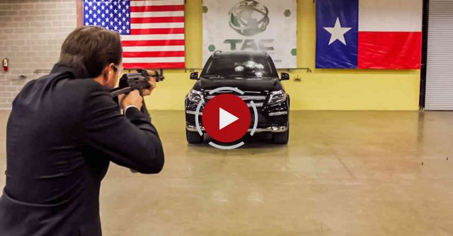 This Is What It's Like To Be Shot At With An AK-47 In A Mercedes-Benz!