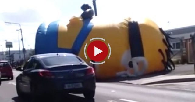 Giant Minion Attack In Dublin