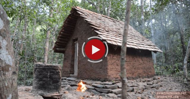 Building A Tiled Roof Hut