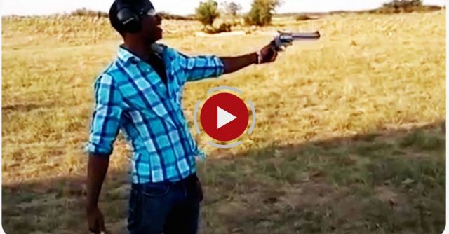 Shooter Loses Control Of 500 S&W Gun 