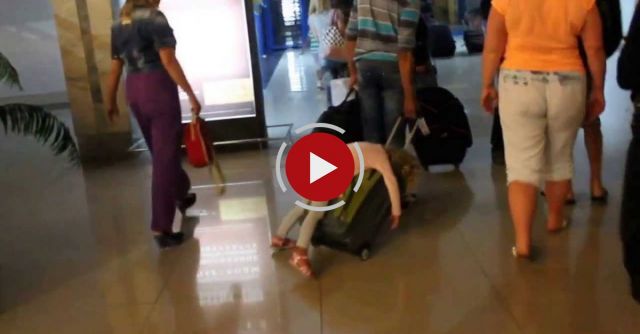 Little Girl Had A Rough Flight