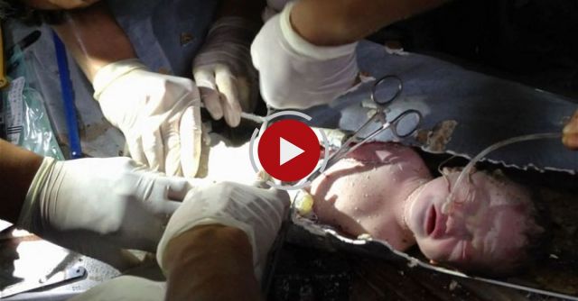 Dramatic Rescue: Newborn Baby Pulled From Sewage Pipes In China