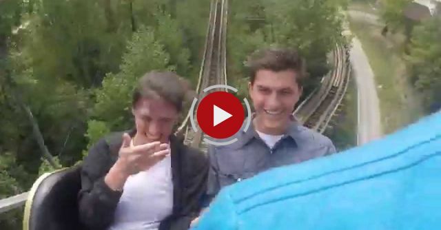 Roller Coaster Proposal On The Voyage At Holiday World