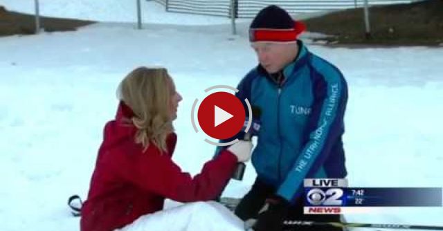 KUTV Reporter Brooke Graham Passes Out On Air, Continues To Report