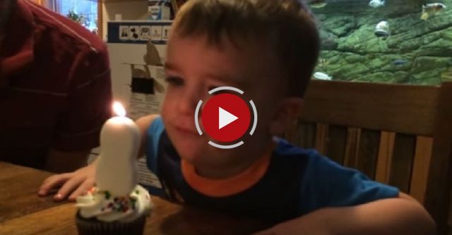 Kid Can't Blow Out Candle