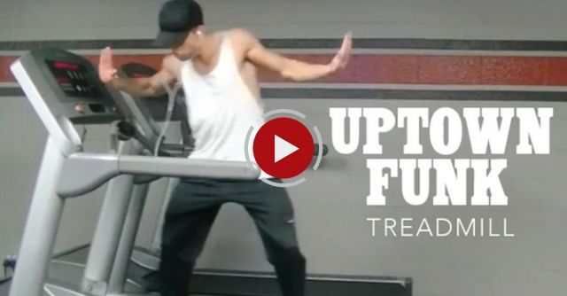 Uptown Funk Treadmill Dance