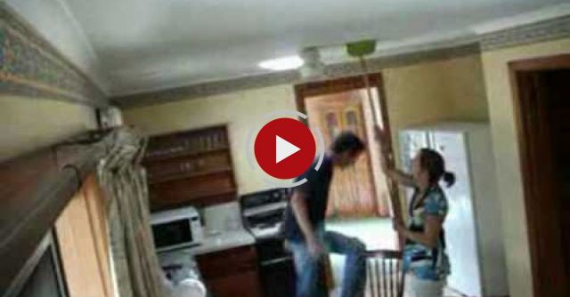 Girlfriend Owned By Water Bowl Prank