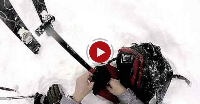 Swiss Avalanche: Complete Burial And Rescue