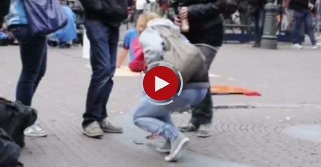 IPhone: Super Glued To Ground In Amsterdam