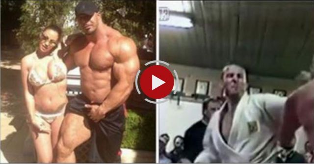 Who Do You Think Will Win? A 250lb Body Builder Or A 150lb Jui-Jitsu Blackbelt?