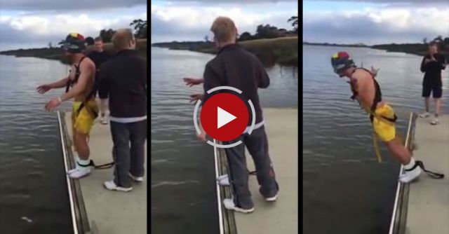 Bachelor Party Bungee Jump Prank Fail