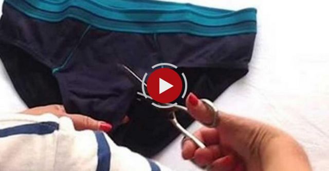 She Starts Cutting Up A Pair Of Men’s Underwear. The End Result? You Need To Make This