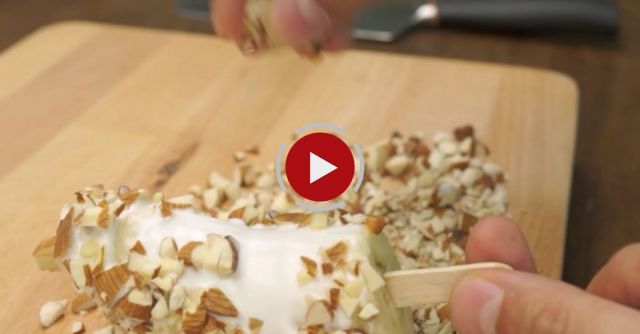 Banana Yogurt Popsicles