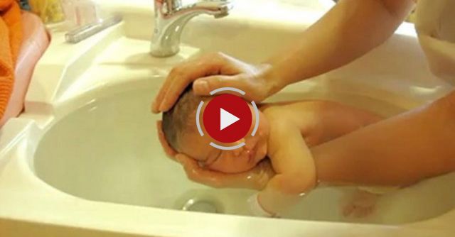 Washing A Baby
