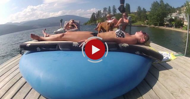 Giant Water Balloon PRANK On Narcoleptic Hottie