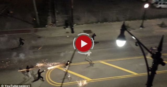 Roman Candle Shootout In The Streets Of Chicago
