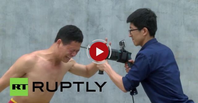 China: Electric Drill No Match For This Shaolin Kung Fu Master