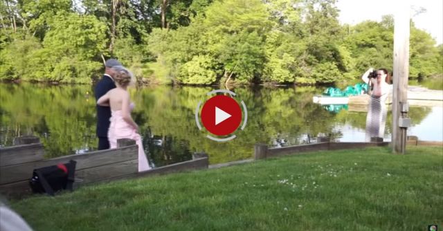 Wedding Photographer Ends Up In The Lake
