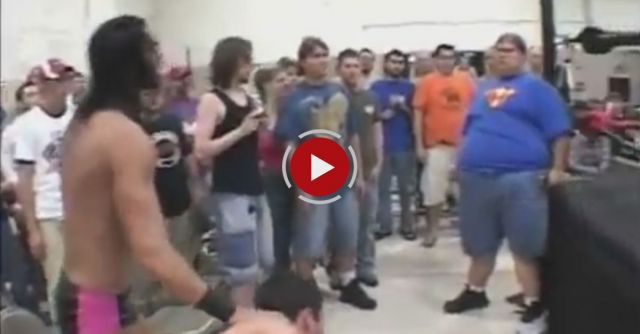 Seth Rollins Of The Shield Moonsault Off Fat Fan