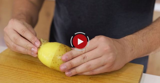 Amazing Potato Peeling Trick