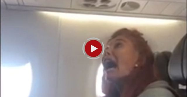 Lady Gets Unruly On United Flight