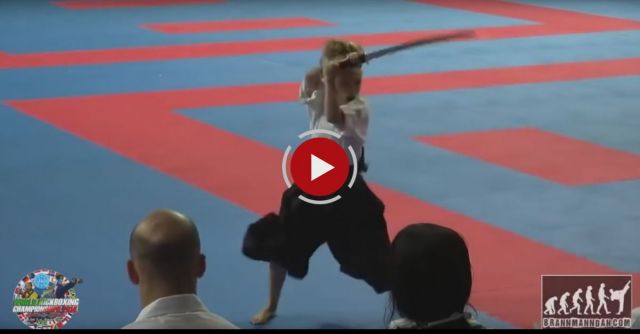 Little Russian Girl With Katana 