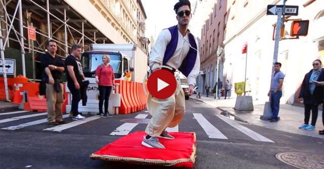ALADDIN MAGIC CARPET PRANK