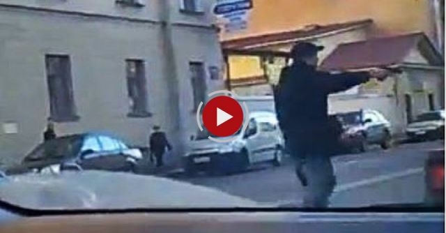 Russian Mafia In Action. Shooting On Streets Like GTA.