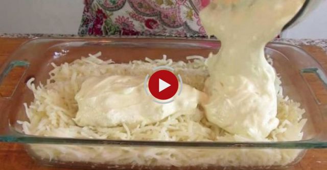 Copycat Cracker Barrel Hashbrown Casserole