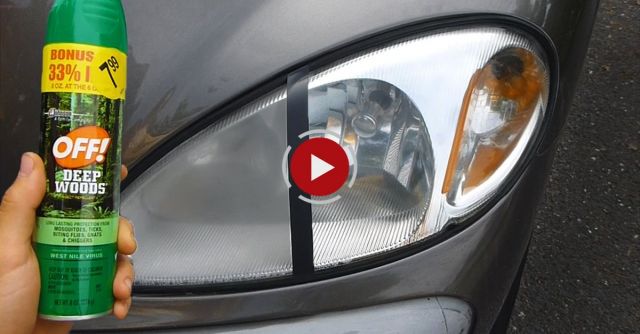 Foggy Headlight Restoration Trick