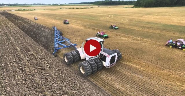 Big Bud With 21 Bottom Plow