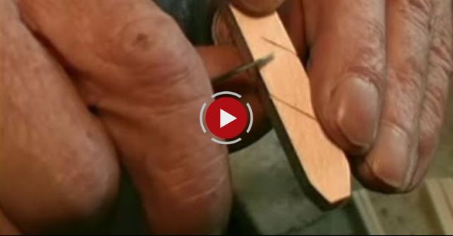 He Makes 10 Cuts Into A Single Piece Of Wood