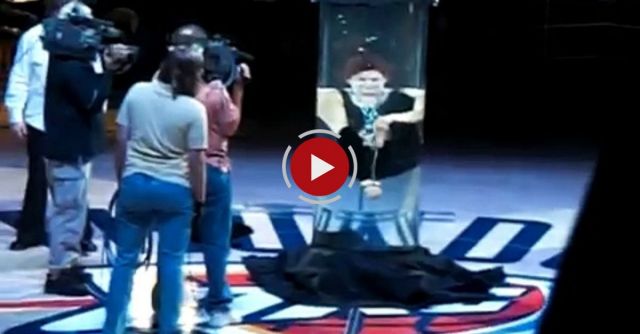 Halftime Horror- Houdini Water Torture Cell Gone Bad