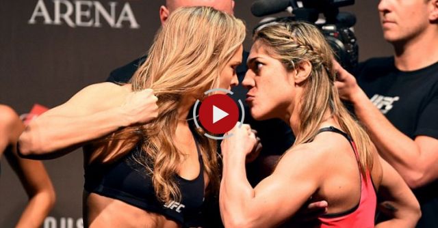 UFC 193: Weigh-in Face-offs