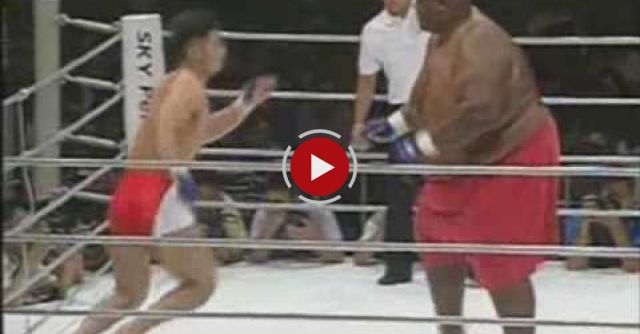 600lbs Sumo Vs 169lbs MMA Fighter