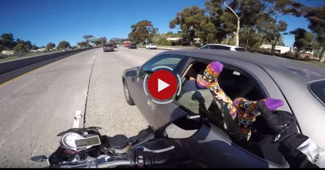 Grabbing Feet On The Freeway