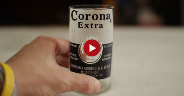 How To Make Corona Beer Bottles Into Glasses Every Time! NO FIRE
