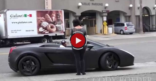 CRAZIEST LAMBORGHINI GOLD DIGGER PRANK!!
