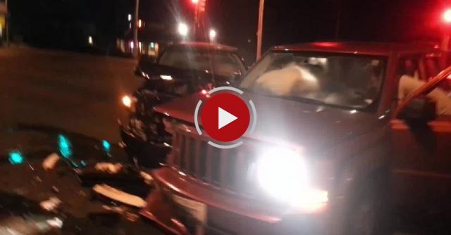 INTOXICATED DRIVER Causes MAJOR Accident!