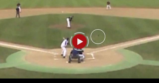 High School Pitcher Accidentally Hits Flying Bird 