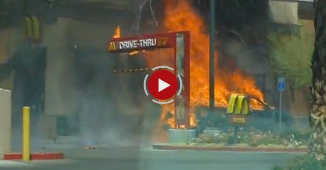 Truck EXPLOSION At McDonald's