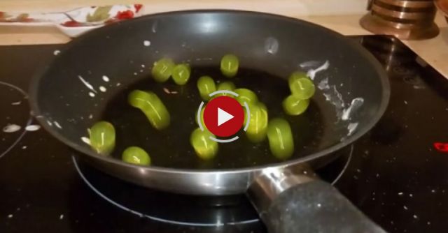 Hydrogel Beads In A Frying Pan