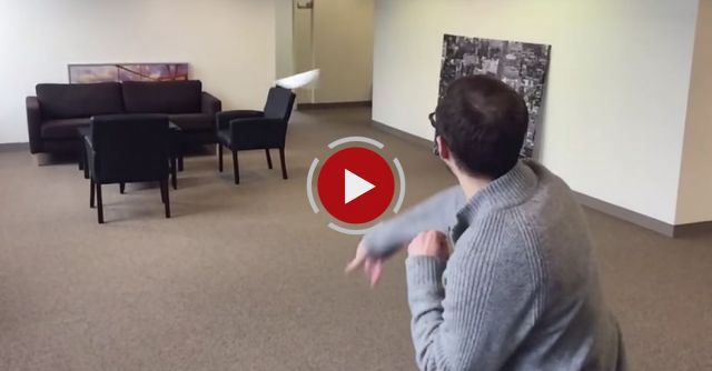 The Best Paper Airplane Throw