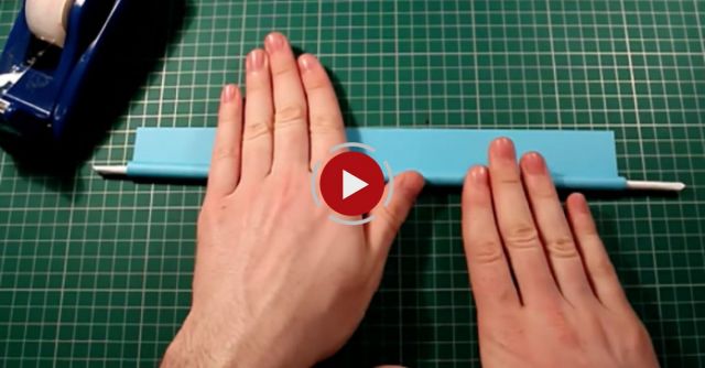 How To Make A Paper Gun That Shoots - With Trigger