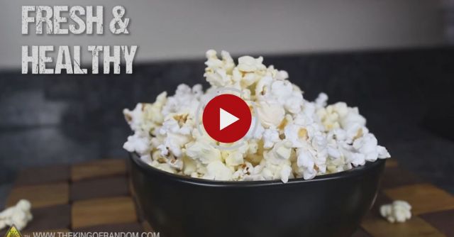 Homemade Microwave Popcorn - From Scratch