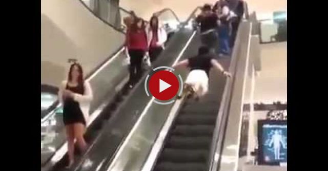 Escalator Workout! Epic! Superman Is Real!