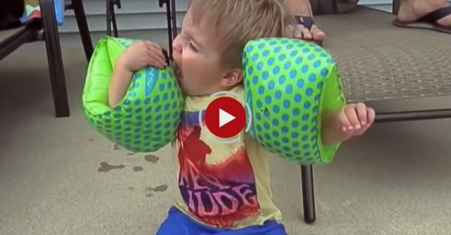 Kid Struggles To Eat A Cookie