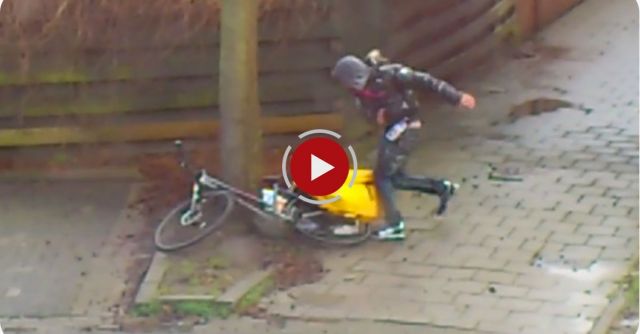 Paper Boy Having A Bad Day