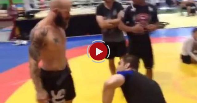 Black Belt Shows New Student Who The Boss Is